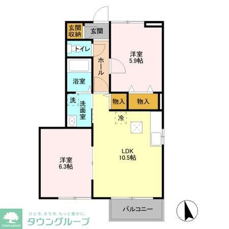 サンライズの物件間取画像